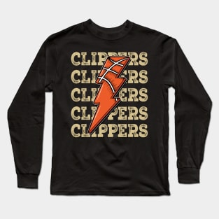 Funny Sports Clippers Proud Name Basketball Classic Long Sleeve T-Shirt